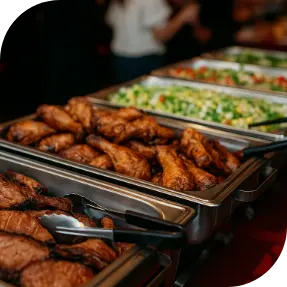 Photo of food trays at Pampas Las Vegas
