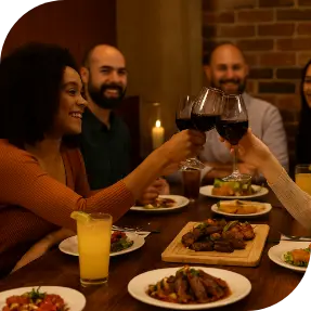 Photo of group of people enjoying Pampas Las Vegas