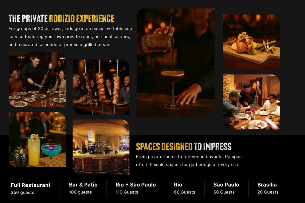 Pampas Las Vegas Events Brochure Page 2