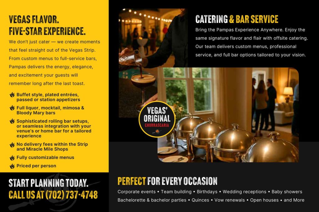 Pampas Las Vegas Events Brochure Page 3